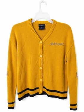 Warner Bros. Harry Potter Mustard Yellow V-Neck Cardigan